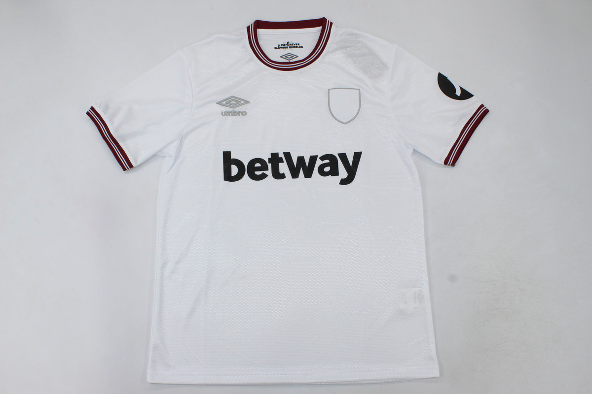 AAA Quality Westham 23/24 Away White Soccer Jersey